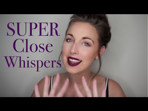 ASMR SUPER CLOSE WHISPER - Positive Affirmations, Trigger Words, Poem Reciting