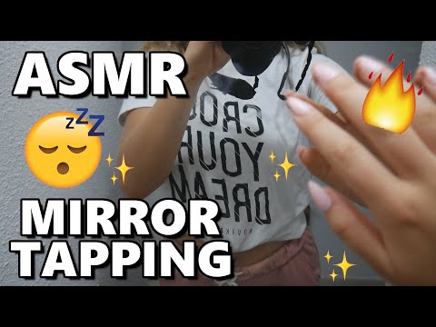ASMR Fast Mirror Tapping With Long Nails 😴💗