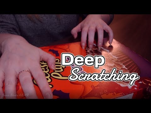 ASMR *Deep Scratching* on Halloween Themed Cereal Box 🦇