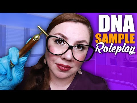 ASMR Doctor Roleplay DNA Sample Taking: Face, Ears and Scalp
