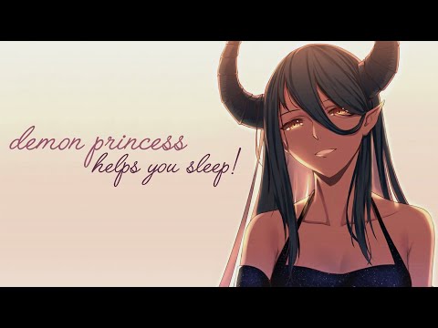 [ASMR] Demon Princess Helps You Sleep! [Ear Cleaning] [Headpatting] [Soft Spoken Personal Attention]