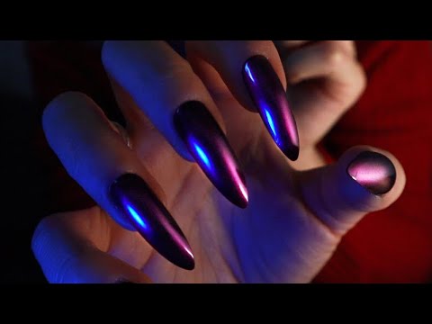 ASMR Scratching Hand Movements Whispering | Close Invisible Scratching Long Nails