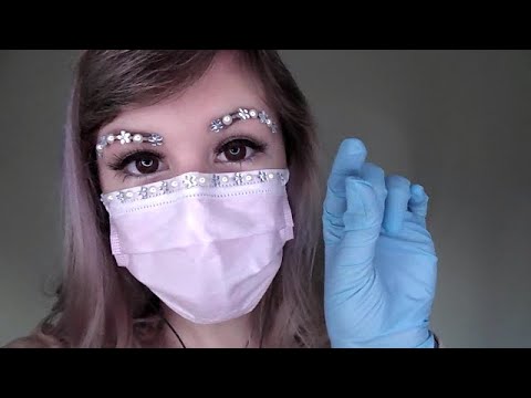 ASMR Inaudible Whispering with Medical Mask and Gloves (Plucking, Breathing Sounds, and More)