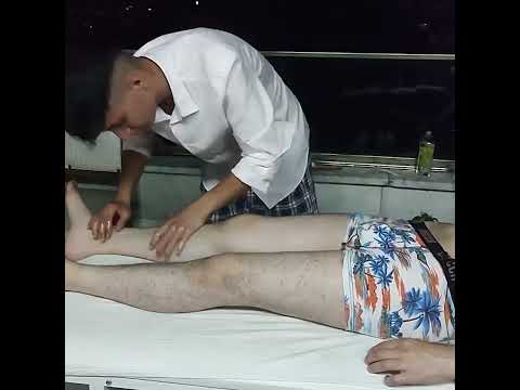 ASMR OUTDOOR CHEST LEG ARM MASSAGE #asmr #sleep #amazing #shortvideo #shortvideos #massage