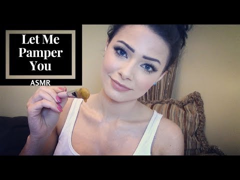 ASMR Caring Friend Pampers You RP (Binaural Sounds, Ear to Ear, Nail Tapping)