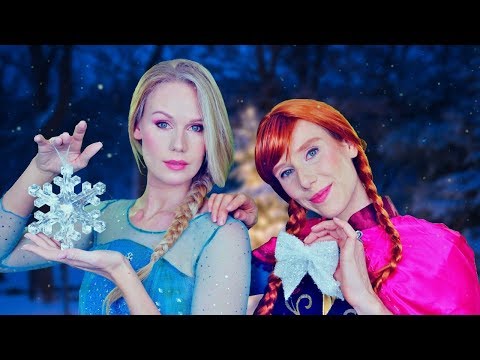 ASMR Frozen Role Play❄❄ Get Relaxed with Anna and Elsa ❄❄ (personal attention)