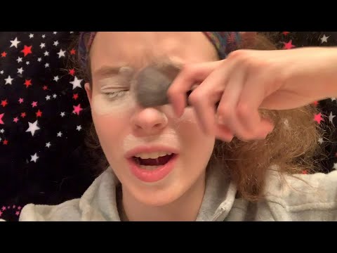 ASMR I do your make up, but with me as a customer (role-play/relaxing)