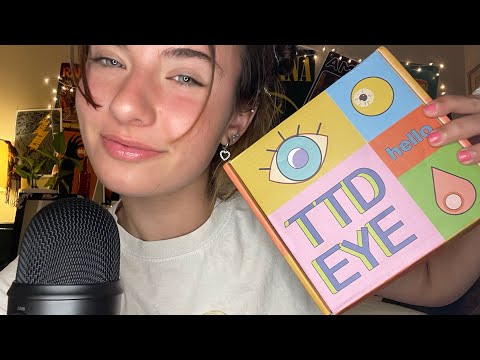 ASMR TRYING ON CONTACTS 👁 [ttdeye]