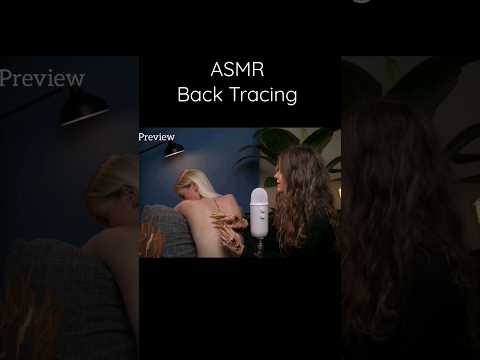 ASMR Back Tracing (Real Person) #shorts #asmr #massage