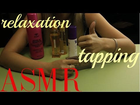 ASMR Tapping cosmetics ☆  Brain massage ☆ relaxation ☆ no voice ☆ tingles ☆ stress aid ☆