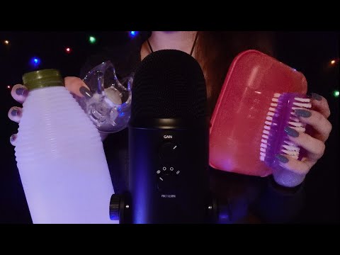 ASMR - Tapping & Scratching On Plastic [No Talking]