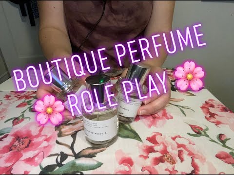 ASMR Boutique Perfume Role Play (Soft Spoken/Dossier Perfume)