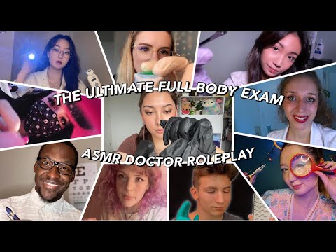 ASMR The ULTIMATE Full Body Exam ~different types of doctor roleplays~ | Whispered