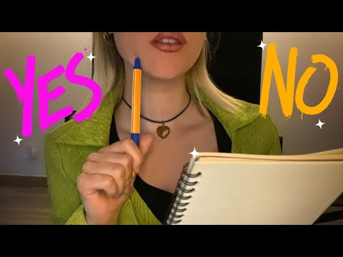 ASMR - Asking You 100 Yes or No Personal Questions