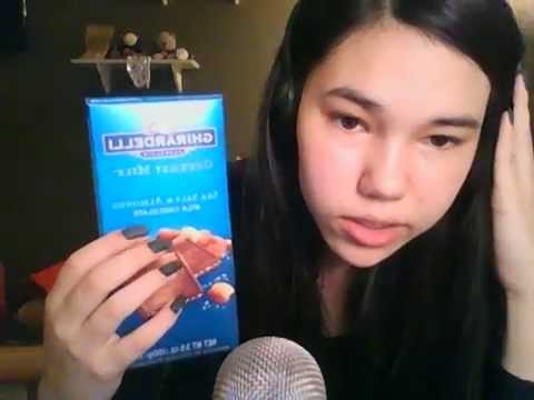 Chocolate Eating [ASMR]; Pleasurable Sounds and Soft Speaking