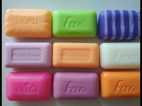 DRY and SOFT Soap carving ASMR\Relaxing sounds \No talking