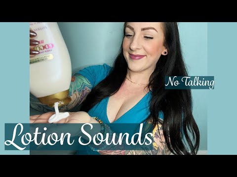 💙🎙️🫱🏼‍🫲🏻ASMR Lotion Sounds - Extra Wet Sounds and No Talking! 🫱🏼‍🫲🏻🎙️💙