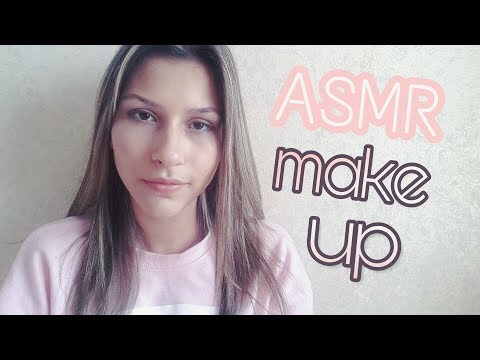 ASMR/АСМР/Мой макияж для видео/Doing make up