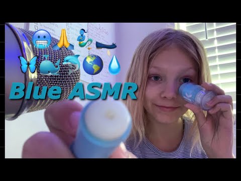 Blue ASMR triggers