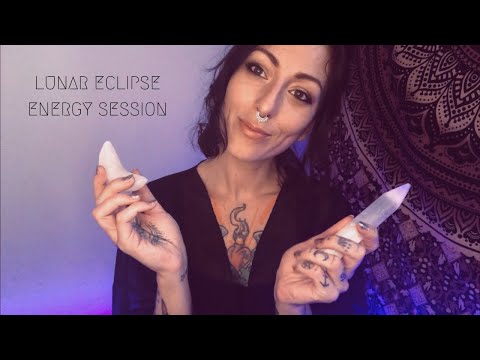 FULL MOON LUNAR ECLIPSE IN SAG ♐️ | ENERGY HEALING SESSION | ASMR DISTANT REIKI HEALING | CLEANSE✨