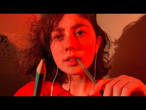 ASMR POV: you are my notebook (inaudible and pen noms) (personal attention and layered sounds)