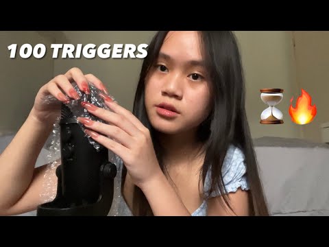 ASMR 100 TRIGGERS IN 3 MINUTES ( 230K SPECIAL 💖 )