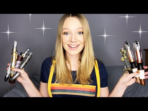 ASMR Doctor Who Sonic Screwdriver Collection (Whispered)