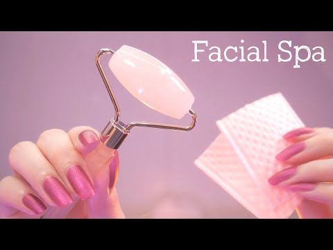 ASMR Spa Facial Treatment for a Good Night's Sleep 💆‍♀️✨ First Person (No Talking)