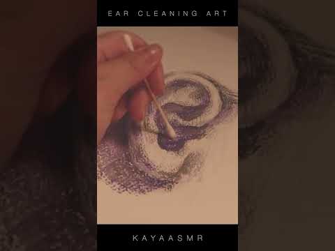 Ear Cleaning Art ASMR 2 #Shorts