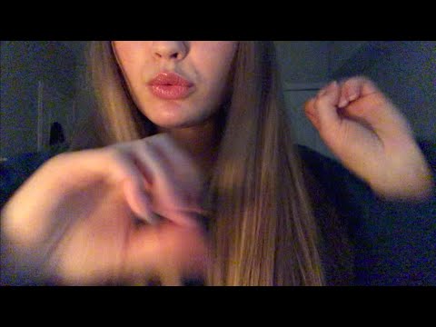 ASMR super fast visual triggers/hand movements | with tongue clicks + | aggressive