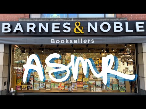 asmr in public: come to barnes & noble with me!!
