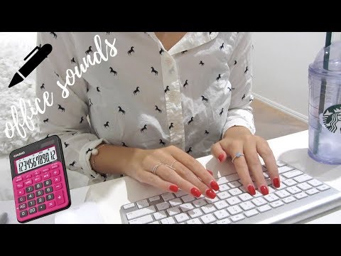 ASMR Office Roleplay - Watch Me Work/Study