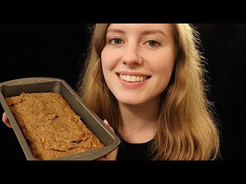 ASMR - How to Make Healthy Banana Bread 🍞🍌😋(soft-spoken, relaxing cooking session)