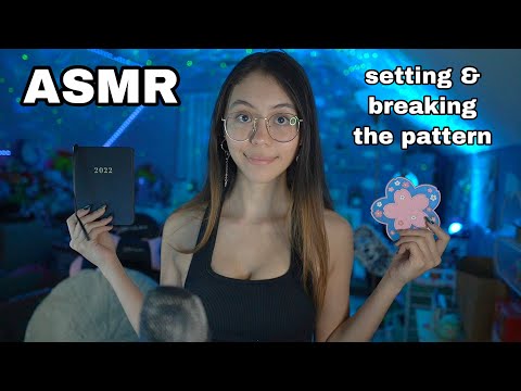 ASMR | Setting and Breaking the Pattern (fast taps & scratches)