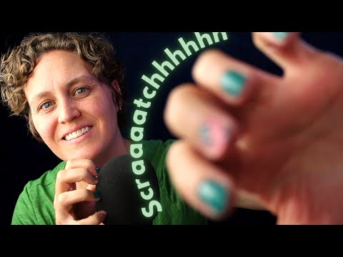 ASMR Scratching for Tingles and Relaxation | Visual Triggers & Repeating "Scratch" Whispered