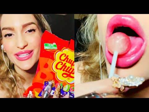 ASMR | AHEGAO LOLLIPOPS FRENCH ENGLISH SUCETTES 🍭🖤✨