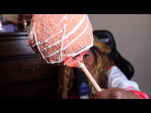 🍡 Sweet Candy Apple ASMR Eating Sounds