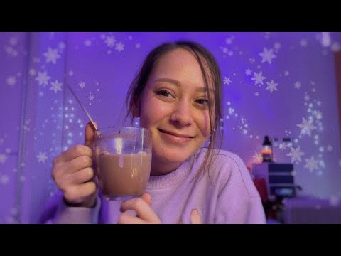 ASMR best friend warms you up after a cold day ❄️🤍 (comforting sleepover roleplay)