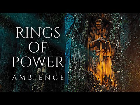 Elven City of Lindon ◎ Rings of Power inspired Ambience | Night Wind sounds & Soft Music