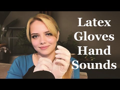 ASMR Girl With Long Hair In Medical Gloves. Hands Sounds(ASMR No Talking)