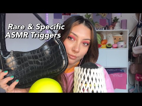 ASMR Rare and Specific TINGLY triggers 💘 | Whispered
