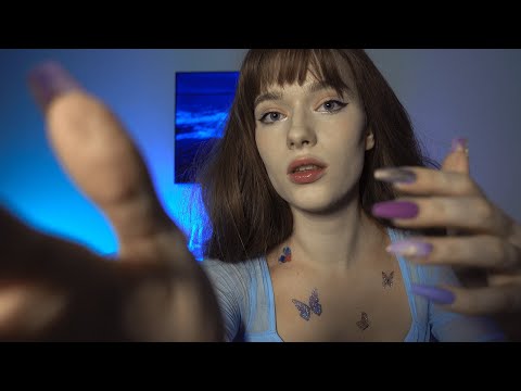 ASMR Calm you down with relaxing hand movements, layered sounds, no talking