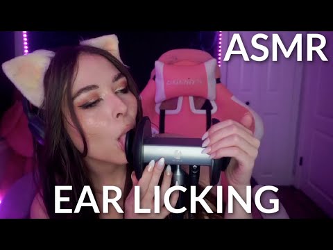 ASMR Slow Ear Licks and Massage