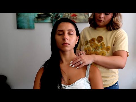 ASMR | Calming Hair Play, Scalp Check, Face, Neck & Ear Attention (No Talking)