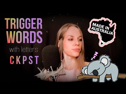 Trigger words | Clicky sounds | Aussie accent ASMR