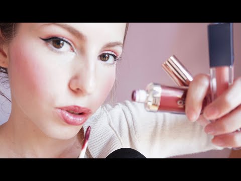 LIPSTICK APPLICATION 💄💋MOUTH SOUNDS, WHISPERING (ASMR)