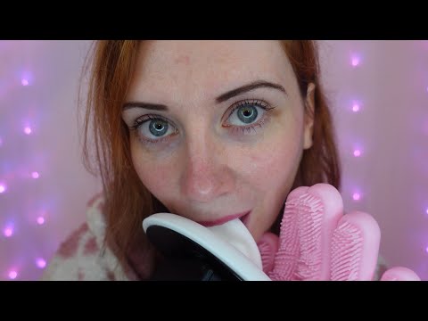 ASMR - Slow Delicate Noms, Ear Cupping, Prickly Gloves
