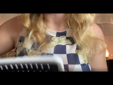 ASMR Haircut - Brushing, Combing, & Conditioning Your Hair