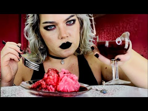ASMR Hypnotizing you and eating your brain (spontaneous offer), layered echo sounds, Halloween 2020