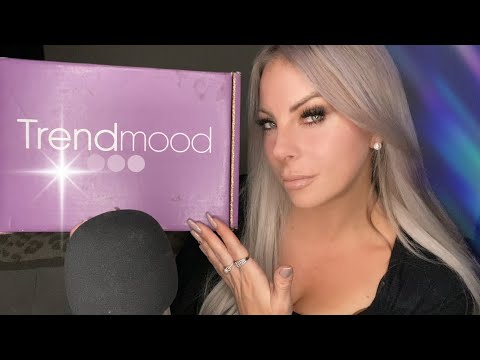 ASMR • Trendmood Makeup Mystery Box Unboxing • Close Up Clicky Whisper • Soft Tapping For Tingles